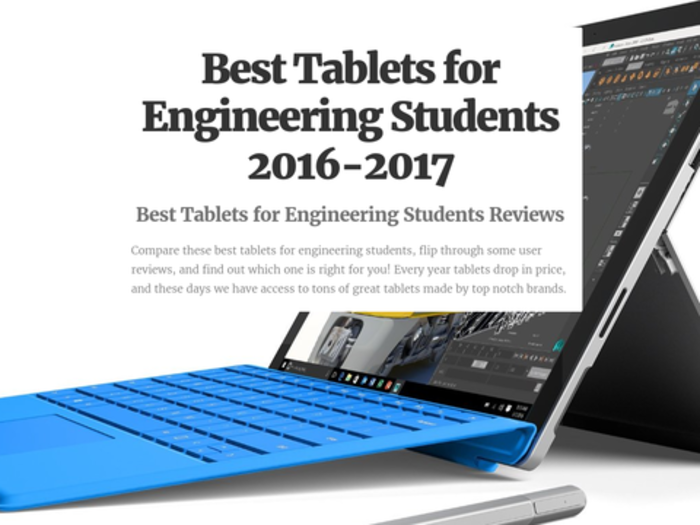 Best Tablets for Engineering Students Reviews A Listly List