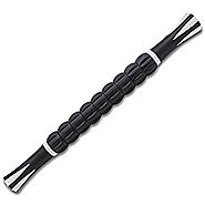 GIWOX 18 Inches Portable Muscle Roller Stick Leg Massage Body Massage for Athletes Fitness Runners (Black/Blue/Green/...