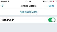 Twitter accidentally released its new 'muted words' feature a bit too early