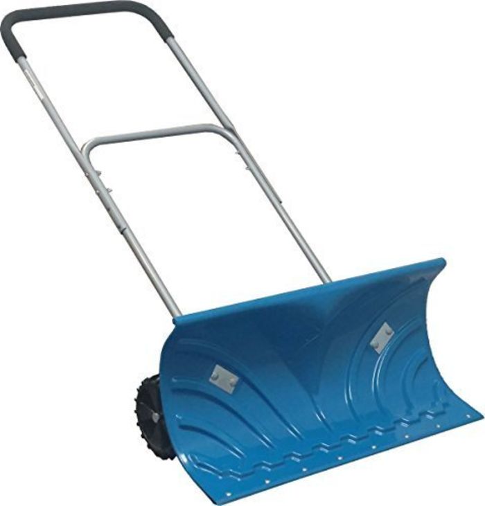 Best Heavy Duty Rolling Snow Shovel Snow Pusher Shovel with Wheels