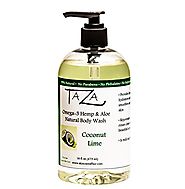 Taza Natural Omega-3 Hemp & Aloe Coconut Lime Body Wash