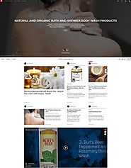 Natural and Organic Bath and Shower Body Wash Products