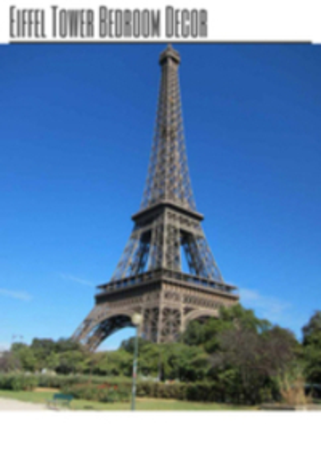 Eiffel Tower Bedroom Decor | A Listly List