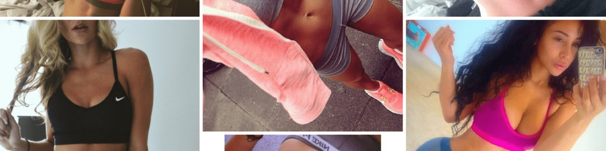 Headline for Sexy & Fit Girls in Sports Bra