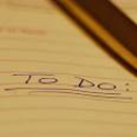 I Keep a To Do List