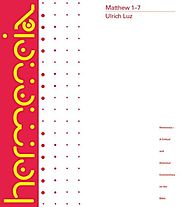 Matthew (three volumes; Hermeneia)