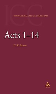 Acts (two volumes; ICC)