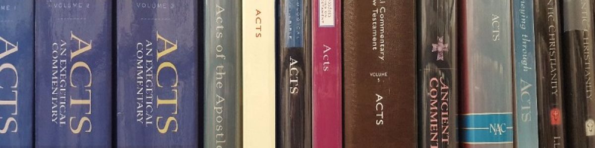 Headline for Best Bible Commentaries on Acts