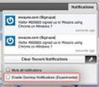 Red notification button