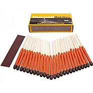 UCO Stormproof Matches, Waterproof and Windproof with 15 Second Burn Time - 25 Matches