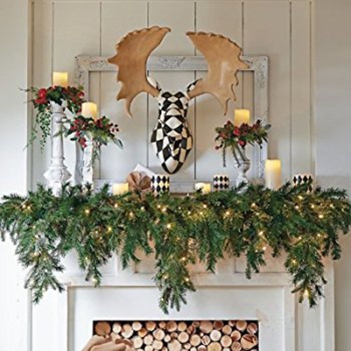 Easy Christmas Mantel Ideas | A Listly List