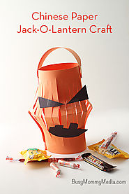 Halloween Craft: Chinese Jack-O-Lantern