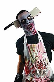Rubie's Costume Zombie Shop Cleaver Through Head Halloween Costume