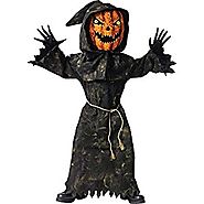 Bobble Head Pumpkin Child's Halloween Costume