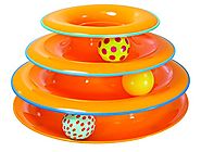 Tower of Tracks Ball and Track Interactive Toy for Cats, Fun Cat Game by Petstages