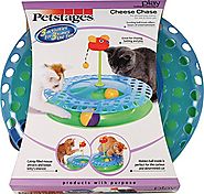 Cheese Chase Cat Play Station Ball and Track Toy for Cats by Petstages