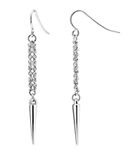 Gold & Honey Spike Dangle Earrings