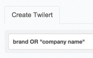 Twitter alerts via email by Twilert