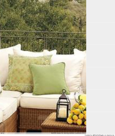 Ideas for storing outdoor cushions 2014 | A Listly List