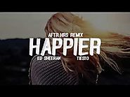 Ed Sheeran - Happier (Tiësto's AFTR:HRS Remix) (Lyric Video)