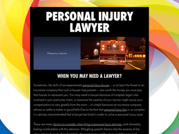 Personal Injury Law Attorney | A Listly List