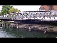 Drehbrücke in Lübeck, Germany