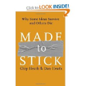 Books for Community Managers | Made to Stick: Why Some Ideas Survive and Others Die: Chip Heath, Dan Heath: 9781400064281: Amazon.com: Books