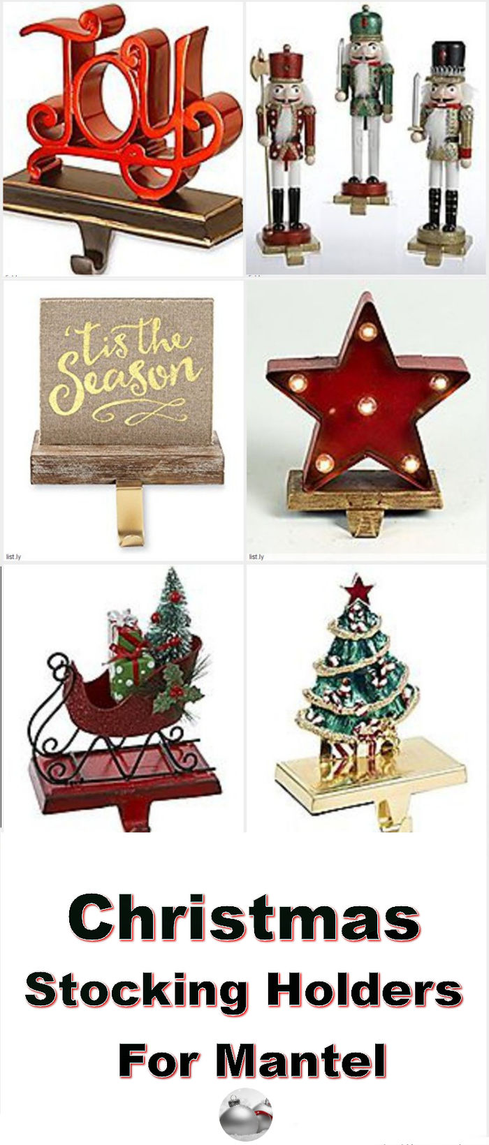 Christmas Stocking Holders For Mantle | A Listly List