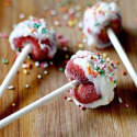 Strawberry "Cake" Pops