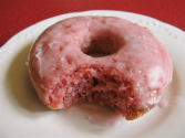 Baked Strawberry Donuts