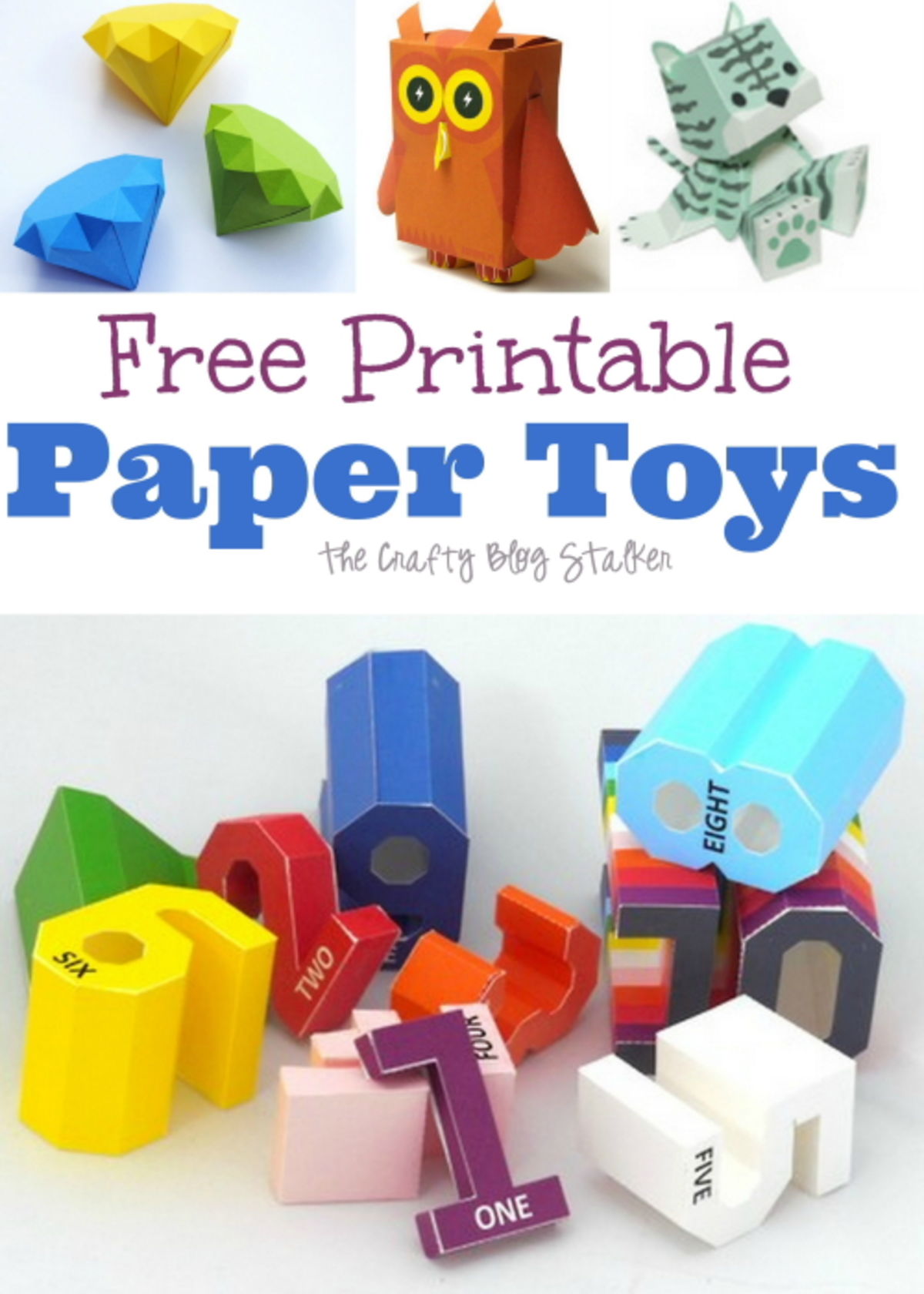 Printable Paper Toys - Printable World Holiday