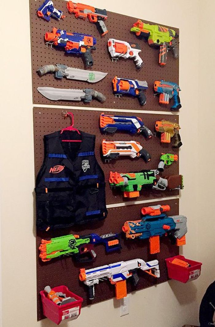 Nerf Gun Storage Ideas | A Listly List
