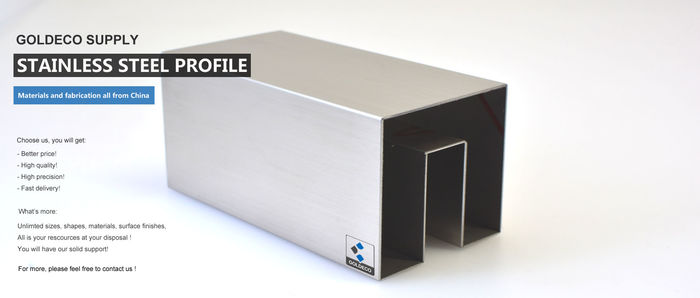 Goldeco Stainless Steel Profiles for Frame