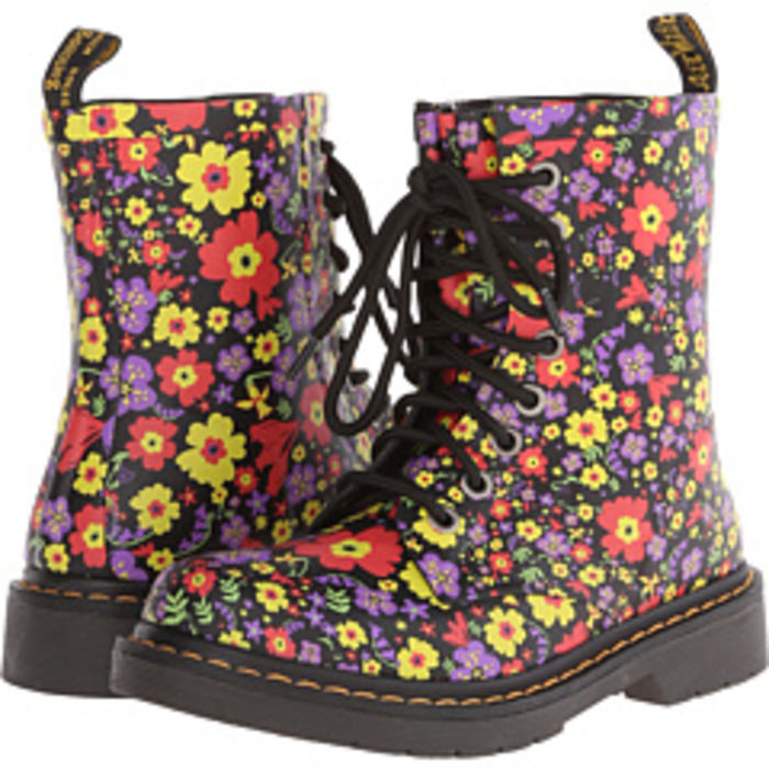 Floral Print Combat Boots for Women 2015 | A Listly List